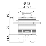 COMPACT BATTERY SWITCH “OFF-ON-OUT“, 32V — L0610823 TREM