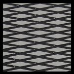 1050x1600 cm, 2T CUT DIAMOND W/PSA - GRAY on BLACK — SHT40D-2TPSA-GRA-BLK SBT