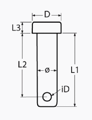 CLEVIS PIN — 8279410 26 MTECH
