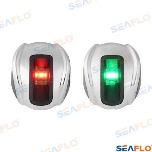 PAIR OF STAINLESS STEEL LED LIGHTS 12V — SFNL021PS01
