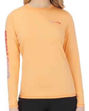 ДАМСКА БЛУЗА RASHGUARD SEADOO ОРАНЖЕВА  /М/ — 2880580613 BRP