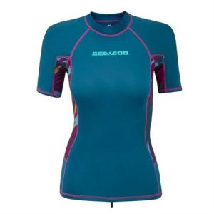 SEADOO WOMEN`S RASHGUARD T-SHIRT EXOTIC — 4543120989 BRP
