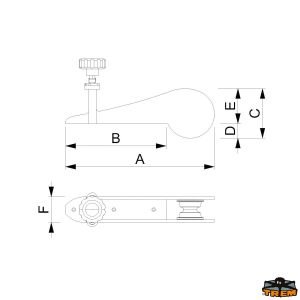 AISI316 BOW ROLLER — N3534160 TREM