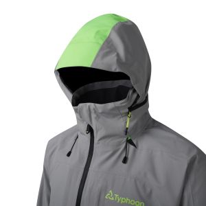 JACKET PERFORMANCE SLATE/LIME L — P203789 TYPHOON