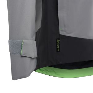 JACKET PERFORMANCE SLATE/LIME L — P203789 TYPHOON