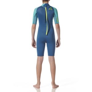 НЕОПРЕНОВ ЮНОШЕСКИ КЪС КОСТЮМ ESSENTIAL 3/2mm AZURE/OCEAN Y-M — P203729 TYPHOON