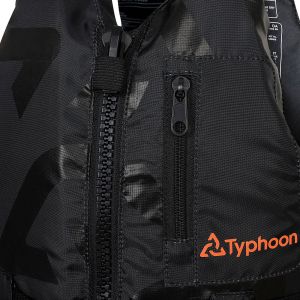 ПОМОЩНА ЖИЛЕТКА ЗА ПЛАВАНЕ Hudson 50N F/E ЧЕРНА M-L — P201438 TYPHOON