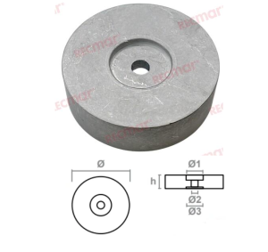 ЦИНКОВ АНОД ЗА КЪРМА 140x35mm — REC8102