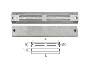 YAMAHA ANODE — REC6H1-45251-01