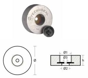 RUDDERS STERN DIA 135 H 47 REPLACEMENT — 00152 TSEAL