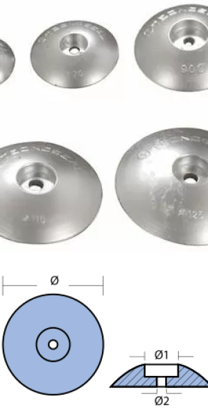 RUDDERS DIA 50 — 00100 TSEAL