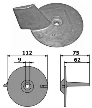 ZINC ANODE — CM41107-ZW1-B01