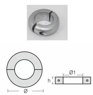 АЛУМИНИЕВ АНОД ЗА ВАЛ - 28.6 mm (1-1/8“) — 00554AL TSEAL