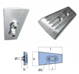 ЦИНКОВ АНОД ПЛОЧКА VOLVO PENTA — 00733-1 TSEAL