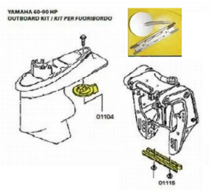 КОМПЛЕКТ АЛУМИНИЕВИ АНОДИ YAMAHA — KIT YAMAHA 60-90-AL TSEAL