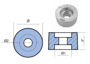 WASHER OF ALUMINUM FOR ENGINE HONDA — 01408-1AL TSEAL