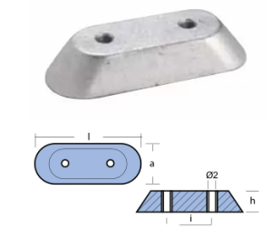 PLATE  HONDA F.B. ALUMINUM — 01401AL TSEAL