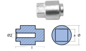 ENGINE ANODE 80/100HP — 01146 TSEAL