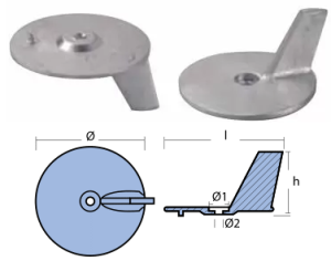 SKEG FOR ENGINE YAMAHA 25/30 HP — 01130 TSEAL