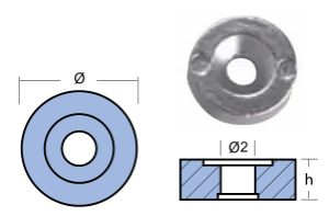 WASHER MARINER DIA 20 SPES.7 — 01127 TSEAL