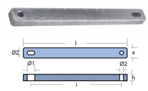 PLATE MARINER 30/40 HP — 01126 TSEAL