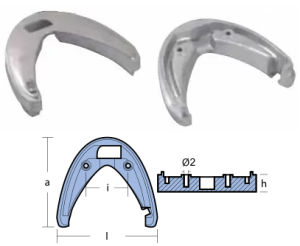 HORSESHOE YAMAHA V8 CV.130/260 — 01120 TSEAL