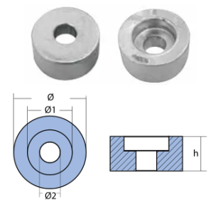 WASHER BOMBARDIER-OMC-JOHNSON-EVINRUDE OF ALUMINUM — 00925AL TSEAL