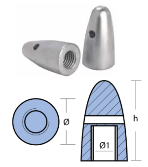 ЦИНКОВ АНОД ОС VOLVO PENTA — 00720 TSEAL