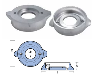 АЛУМИНИЕВ АНОД VOLVO PENTA — 00706AL TSEAL