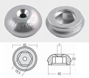 ZINC ANODE — BTR-801052 RAK