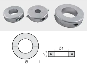 ЦИНКОВ АНОД ЗА ВАЛ - 25.4 mm (1“) — SHF-800553 RAK