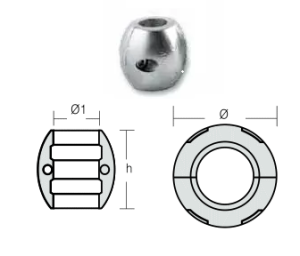 ZINC ANODE — SHF-800506 RAK