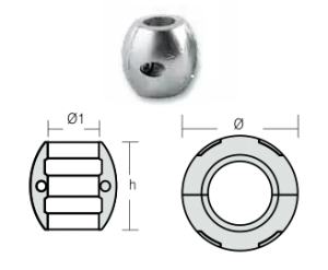 ZINC ANODE — SHF-800505 RAK