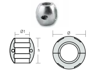 ZINC ANODE — SHF-800504 RAK