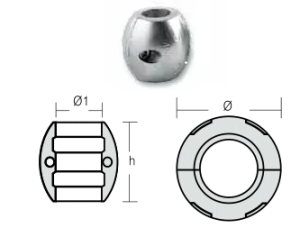 ZINC ANODE — SHF-800503 RAK