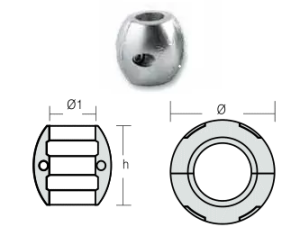 ZINC ANODE — SHF-800500 RAK