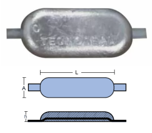ZINC ANODE — WLD-800300 RAK