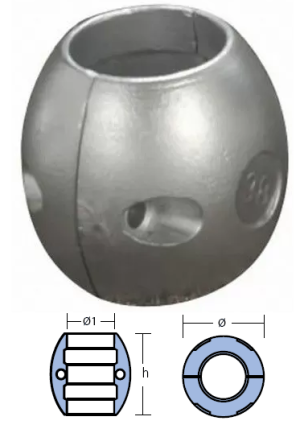 SHAFT ANODE 30 mm — 00506 TSEAL