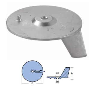 ANODE YAMAHA ZINC — REC664-45371-01
