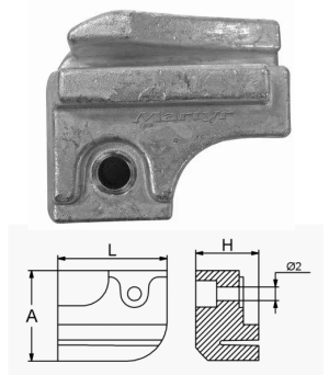 ZINC ANODE XDP DRIVES — CM3861636