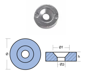 АЛУМИНИЕВ АНОД TOHATSU — 01250AL TSEAL
