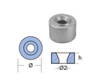 WASHER YAMAHA 60-85-115 HP D.24 — 01110 TSEAL