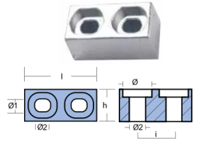ЦИНКОВ АНОД YAMAHA — 01105 TSEAL