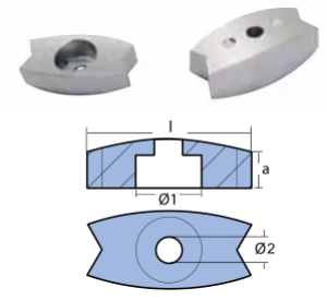 ЦИНКОВ АНОД ПЛОЧКА VOLVO PENTA — 00732 TSEAL