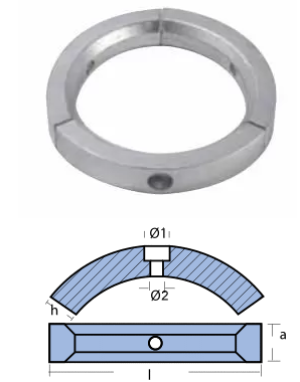 COLLAR FOR PROPELLER VOLVO — 00728 TSEAL