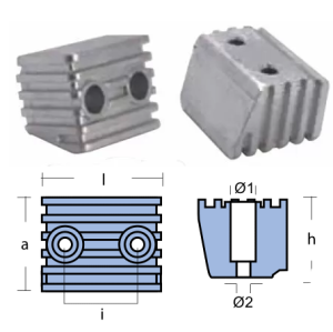 АЛУМИНИЕВ АНОД ДВИГАТЕЛ VOLVO PENTA — 00722AL TSEAL