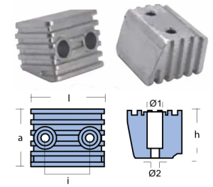 ЦИНКОВ АНОД ДВИГАТЕЛ VOLVO PENTA — 00722 TSEAL
