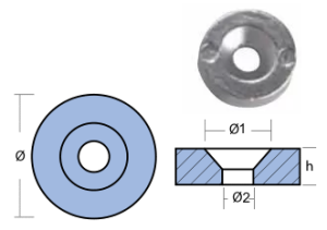 ZINC ANODE — MM-800823 RAK