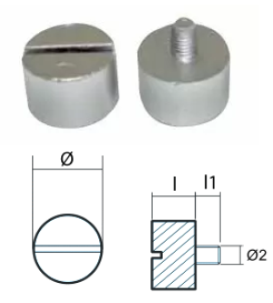 ЦИНКОВ АНОД ЗА ОХЛАДИТЕЛ VOLVO PENTA — 00736 TSEAL