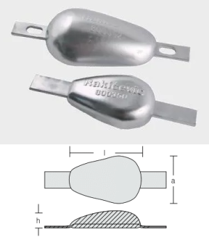 ZINC ANODE — WLD-800350 RAK
